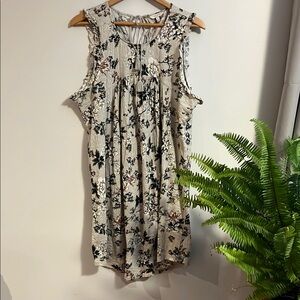 Lucky Brand Floral Sleeveless Dress - Cottage Core very soft size L